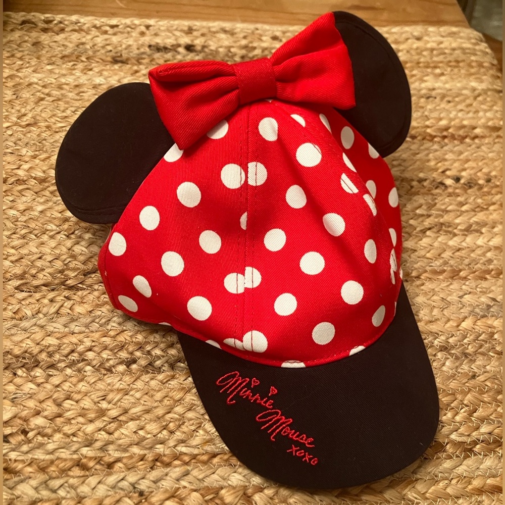 Walt Disney World Minnie Mouse Ears Youth Baseball Hat